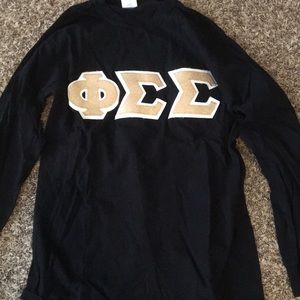 Phi Sigma Sigma Lettered Long sleeve